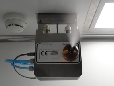 Atomizador de peróxido de hidrógeno vaporizado.