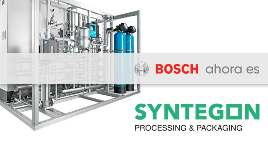 Image to illustrate the change from Bosch Packaging Technology to Syntegon.