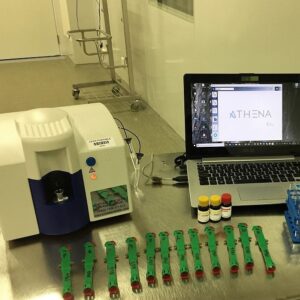 Equipo para la medición de eficacia de ciclos de descontaminación con peróxido de hidrógeno vaporizado (VH2O2).