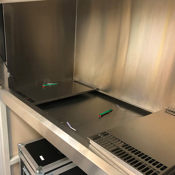 Servicios para el control de contaminación: detalle de la colocación de indicadores químicos y enzimáticos