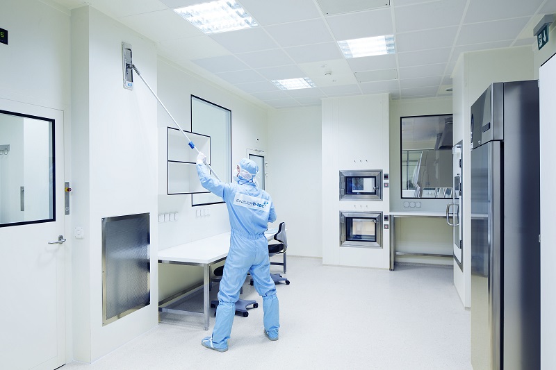 Cleanroom disinfection.