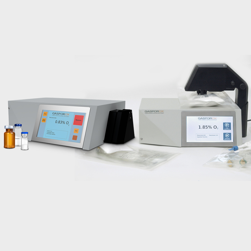 Solucions Gasporox: test d'integritat de vials, ampolles i bosses.