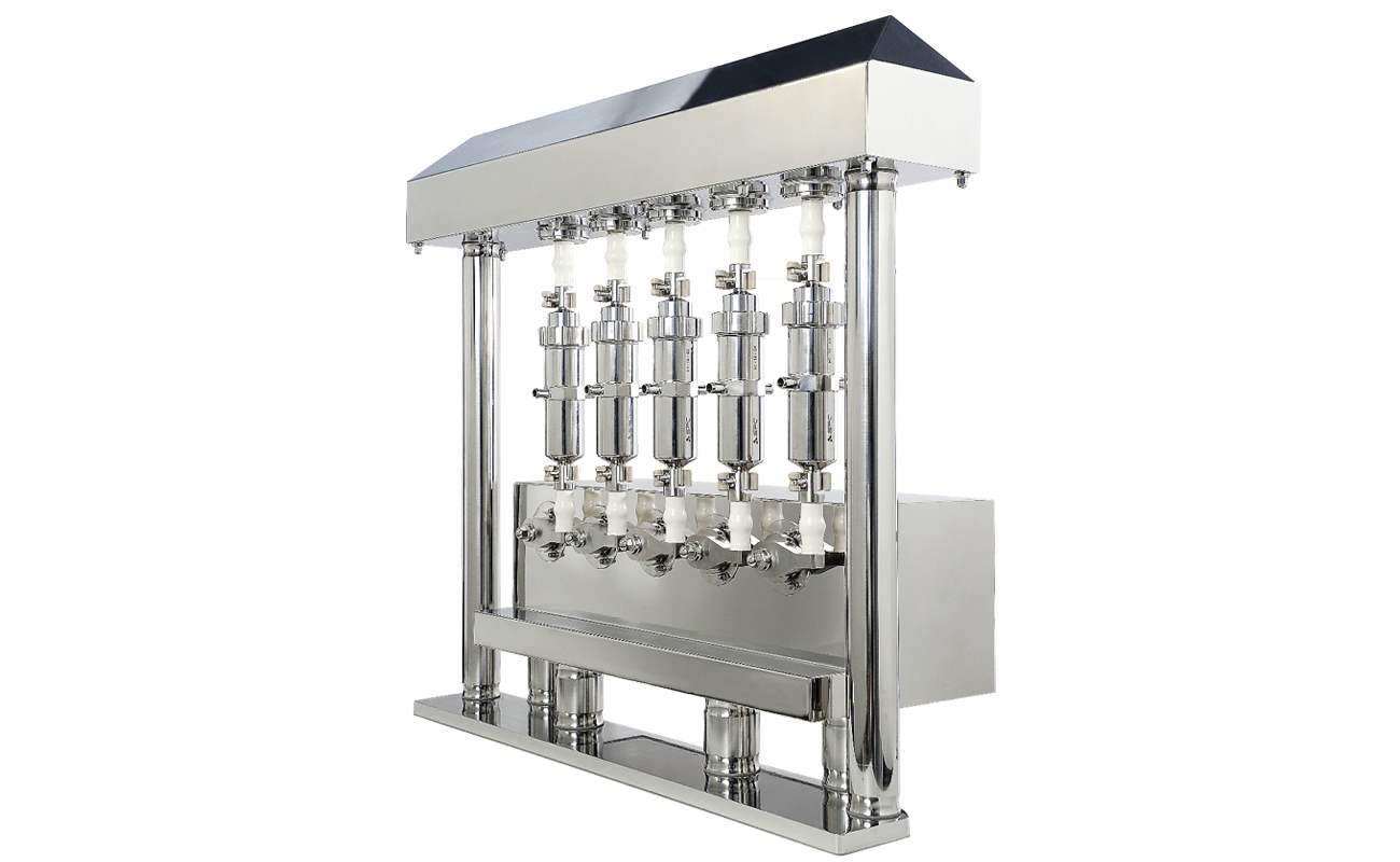 Estació amb 5 bombes de pistó.