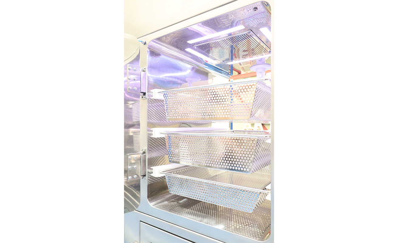 interior cambra Pass Box VH2O2