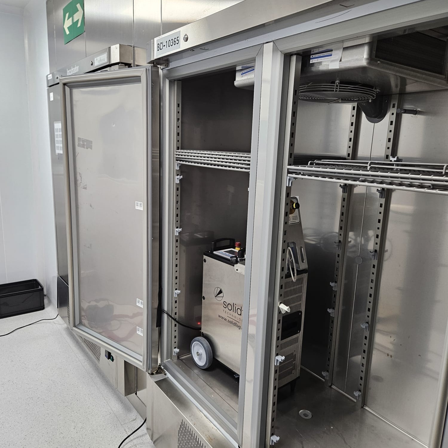 biodecontamination using vaporized hydrogen peroxide provides an effective, uniform, and fully validatable disinfection of incubators