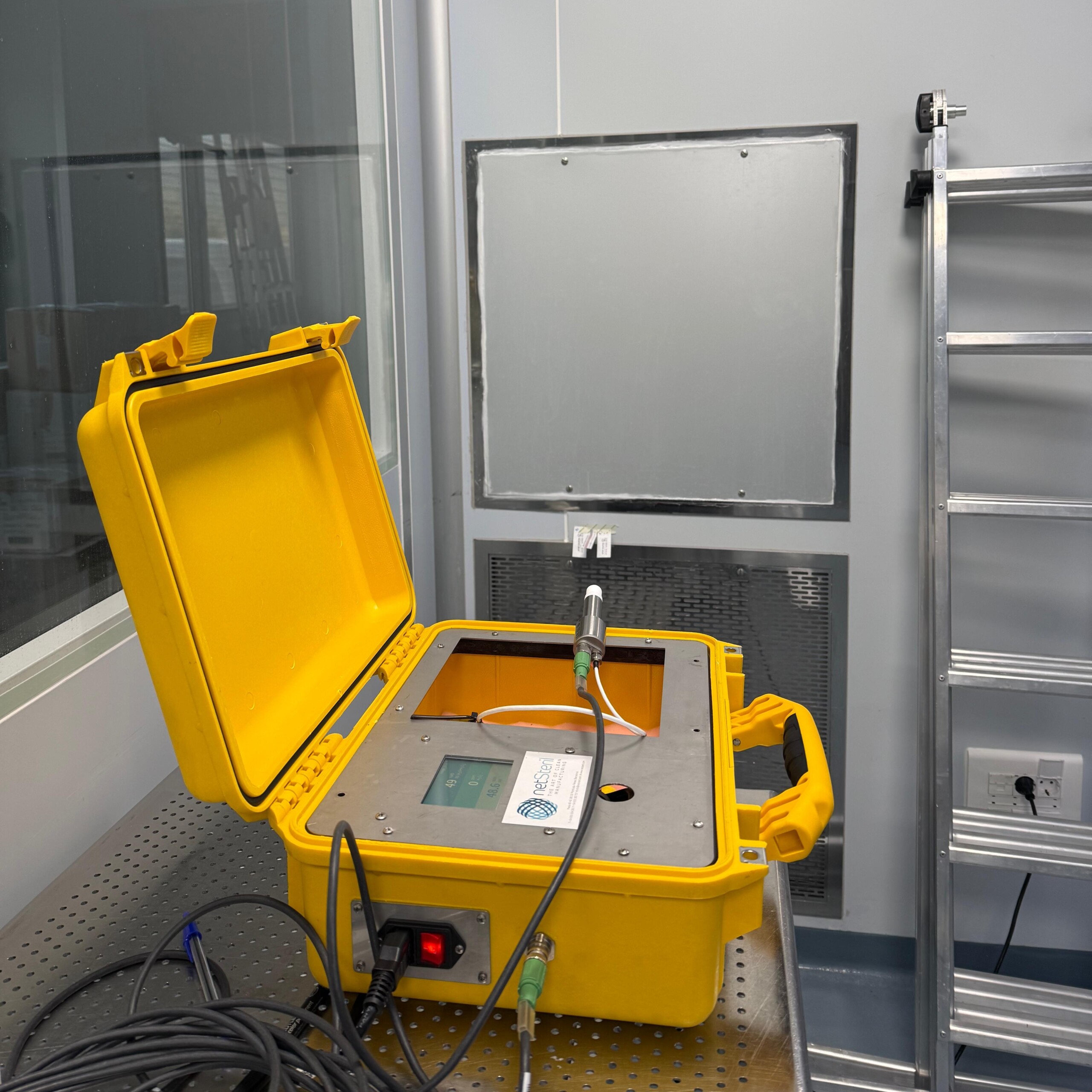 VH₂O₂ biodecontamination cycles can be monitored using concentration sensors - relative humidity, saturation level, and hydrogen peroxide concentration