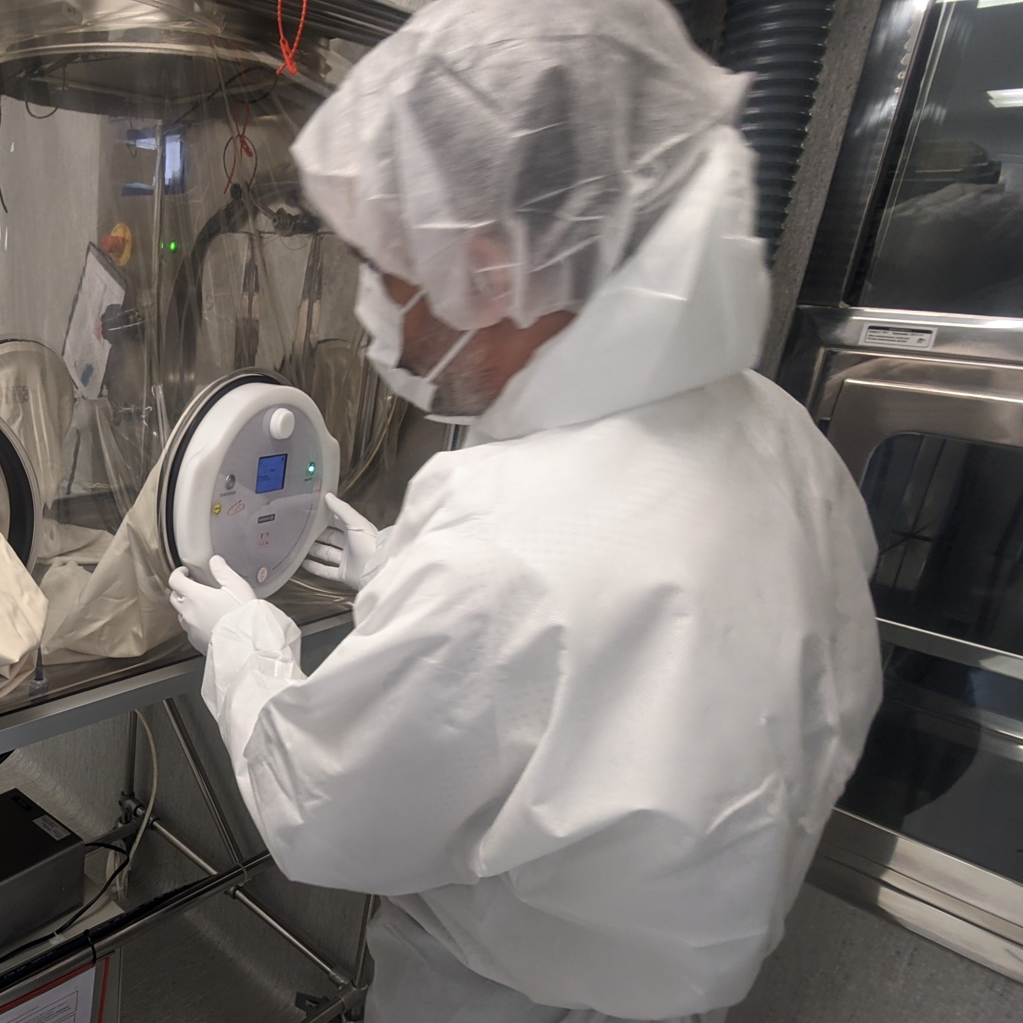 execution of Operational Qualification (OQ) carried out by a Netsteril technician