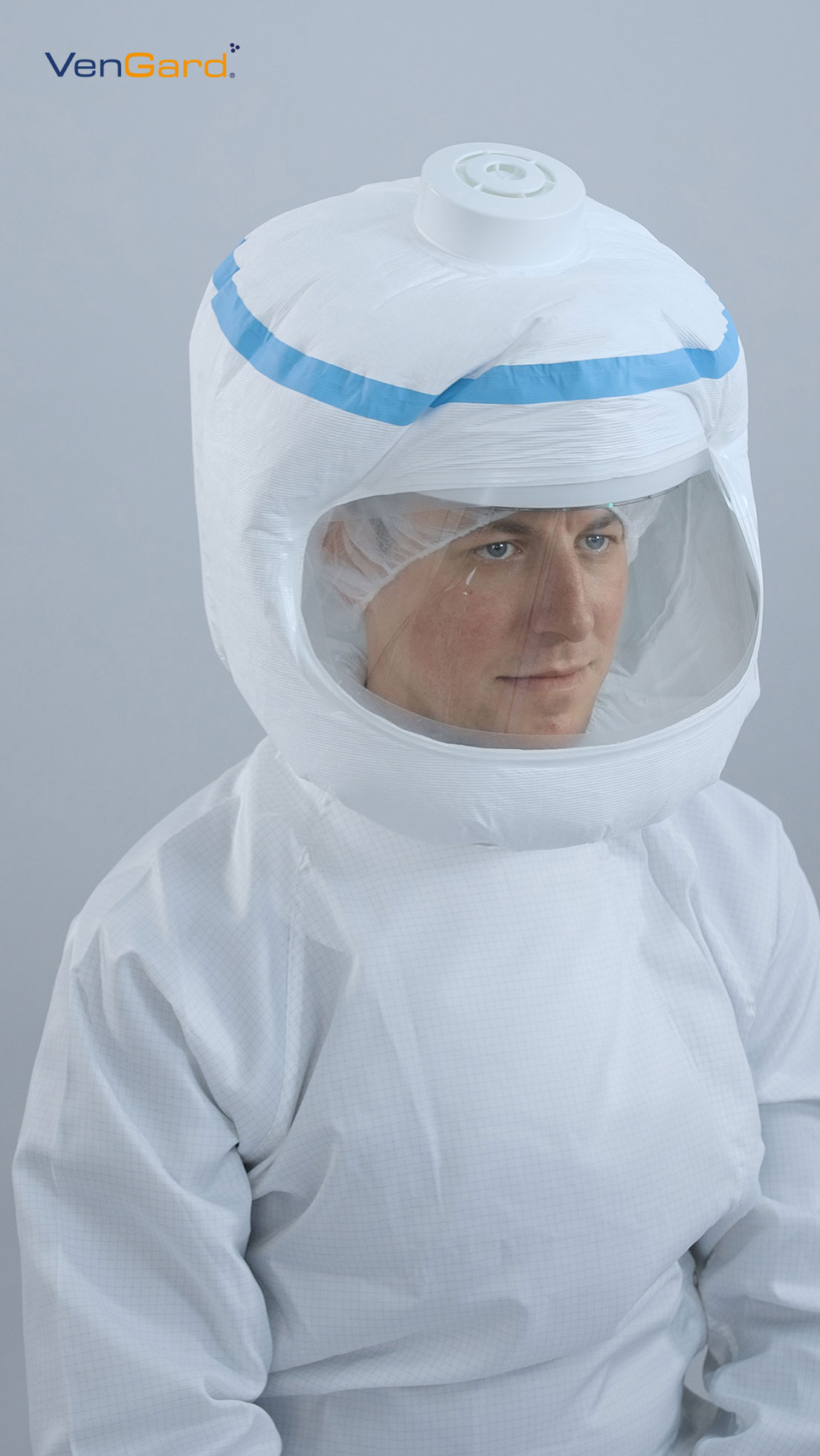 caputxa de protecció respiratòria assistida amb ventilador – epi TB Safety VenGARD