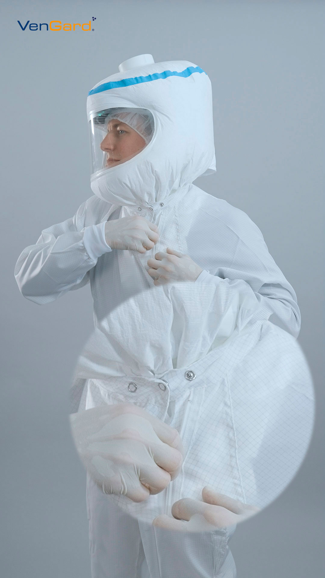 caputxa epi amb sistema de tancament en el coll pràctic i còmode - TB Safety VenGARD